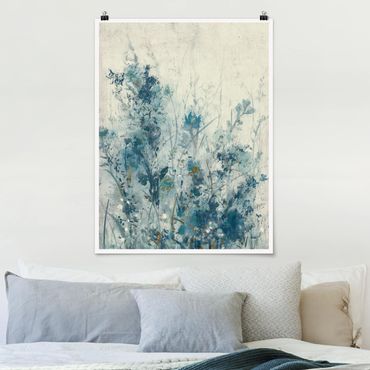 Poster fleurs - Blue Spring Meadow I