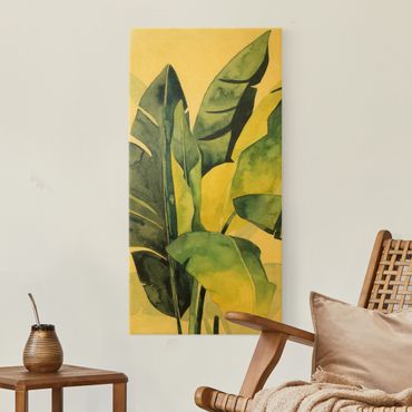 Tableau sur toile or - Tropical Foliage - Banana