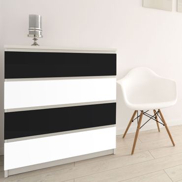 Papier adhésif pour meuble - Black And White Colour Set Individually Arrangeable
