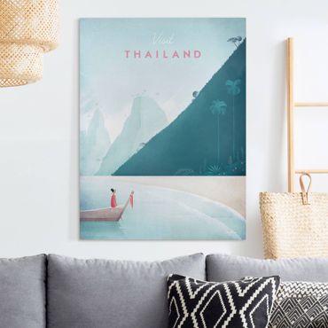 Impression sur toile - Travel Poster - Thailand