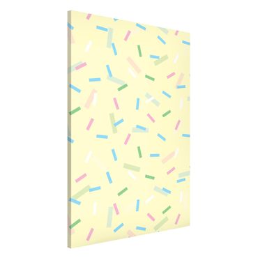 Tableau magnétique - Colourful Confetti Of Pastel Stripes