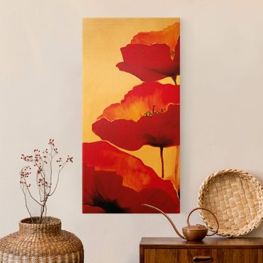 Tableau sur toile or - Poppy Family