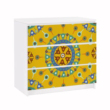 Papier adhésif pour meuble IKEA - Malm commode 3x tiroirs - Wayuu Design