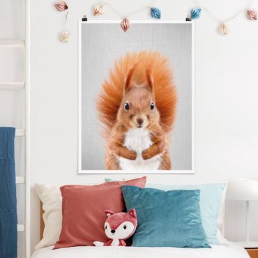 Poster reproduction - Squirrel Elisabeth