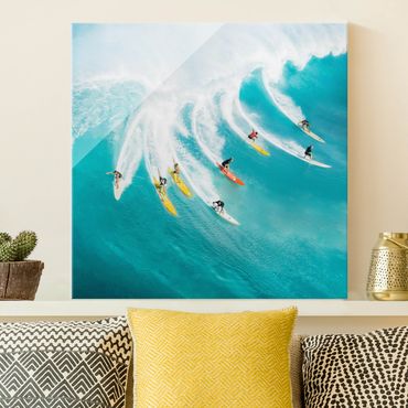 Tableau en verre - Simply Surfing