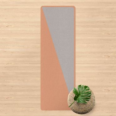 Tapis de yoga - Simple Triangle In Grey