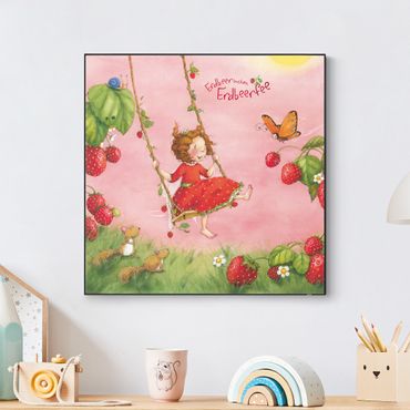 Tableau interchangeable - The Strawberry Fairy - Balançoire pour arbre