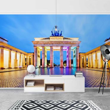 Papier peint - Illuminated Brandenburg Gate
