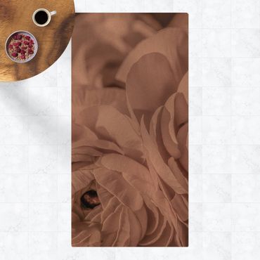 Tapis en liège - Blushing Flower - Format portrait 1:2