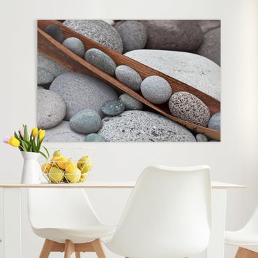 Impression sur toile - Still Life With Grey Stones