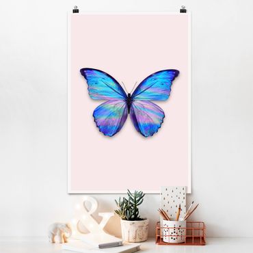 Poster animaux - Holographic Butterfly