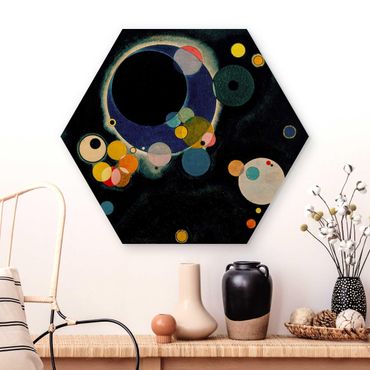 Hexagone en bois - Wassily Kandinsky - Sketch Circles