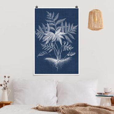 Poster fleurs - Denim Plant Study IV