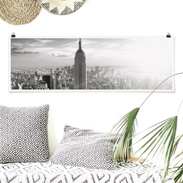 Poster panoramique architecture & skyline - Manhattan Skyline