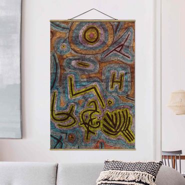 Tableau en tissu avec porte-affiche - Paul Klee - Catharsis