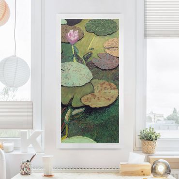 Impression sur toile - Lily With Leaves III