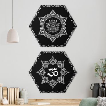 Hexagone en forex - Lotus OM Illustration Set Black