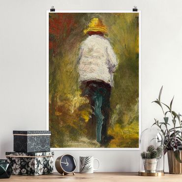 Poster reproduction - Emile Bernard - Vincent van Gogh turns to his Motive in Asnière