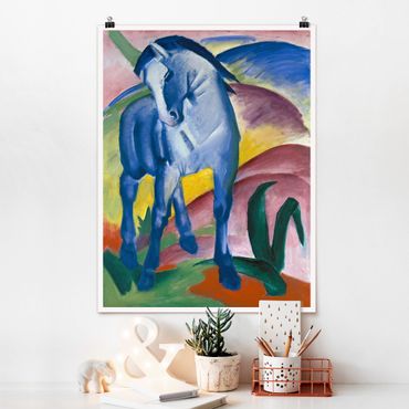 Poster reproduction - Franz Marc - Blue Horse I