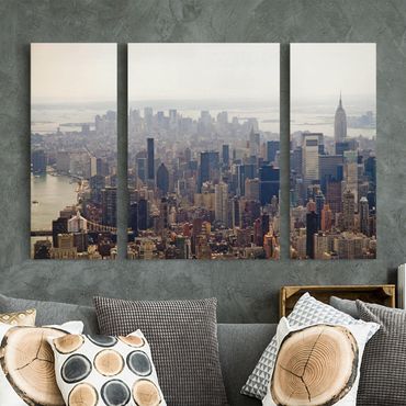 Impression sur toile 3 parties - Morning In New York