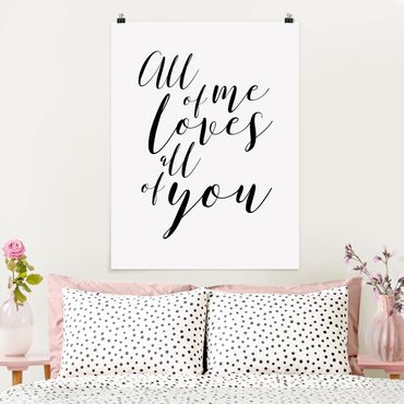 Poster citation - All Of Me Loves All Of You