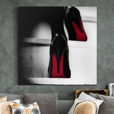 Impression sur toile - High Heels In Red