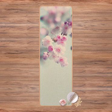 Tapis de yoga - Colourful Cherry Blossoms