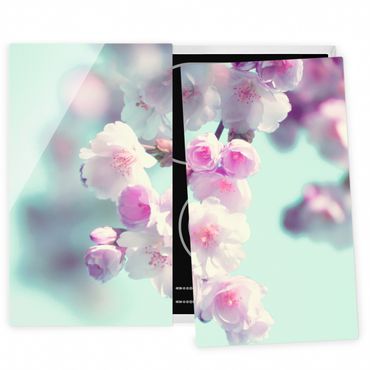 Cache plaques de cuisson - Colourful Cherry Blossoms