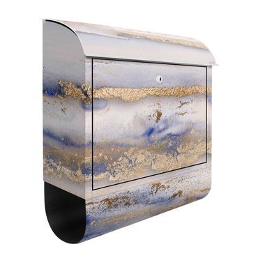 Letterbox - Colour Experiments Marble Gold and Blue