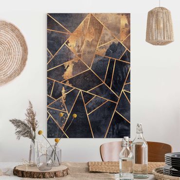 Impression sur toile - Onyx With Gold