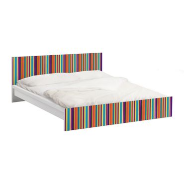 Papier adhésif pour meuble IKEA - Malm lit 160x200cm - Happy Stripes