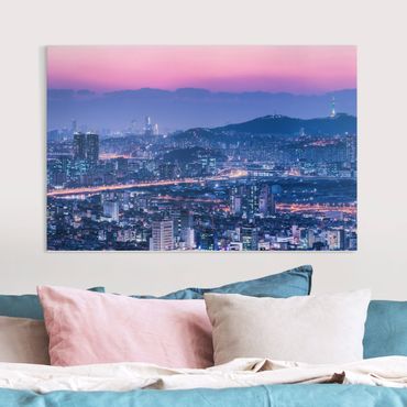 Impression sur toile - Skyline Of Seoul