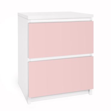 Papier adhésif pour meuble IKEA - Malm commode 2x tiroirs - Colour Rose