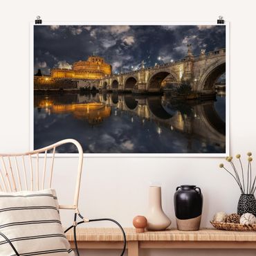 Poster - Ponte Sant'Angelo In Rome