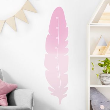 Sticker mural - Feather Pink