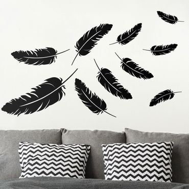 Sticker mural - Feathers