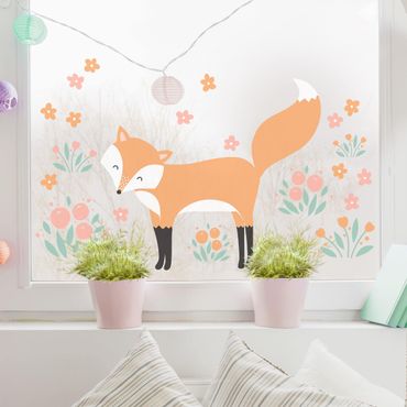 Sticker pour fenêtres - Forest Friends With Fox
