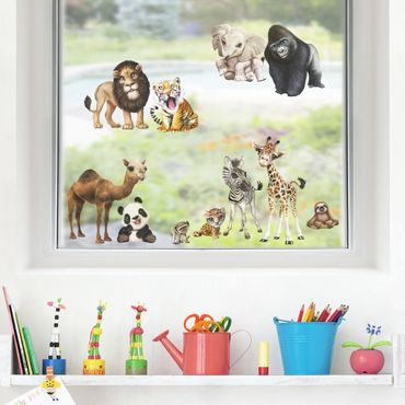 Sticker pour fenêtres - Animals In Africa
