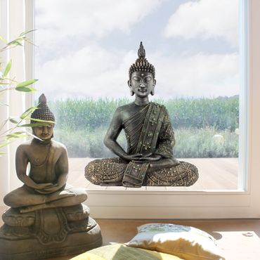Sticker pour fenêtres - Zen Stone Buddha