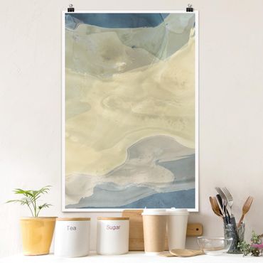 Poster abstrait - Ocean And Desert I