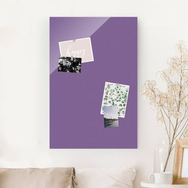 Tableau en verre - Lilac