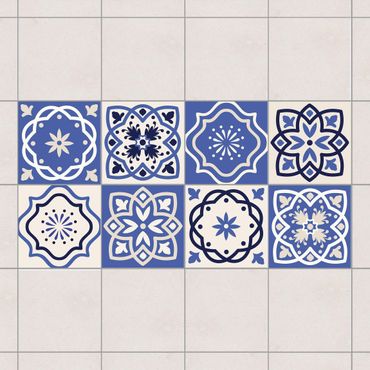 Sticker pour carrelage - 8 Portuguese tiles
