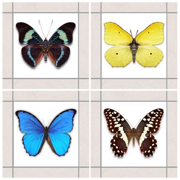 Sticker pour carrelage - Elegant Butterfly Set