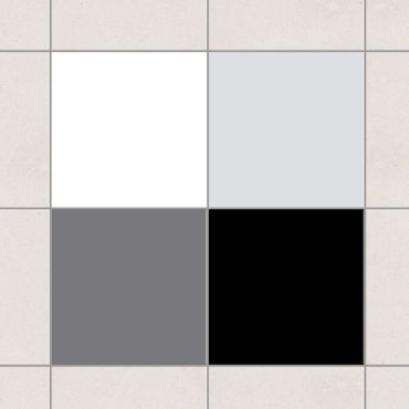 Sticker pour carrelage - Colour Set Monochrom