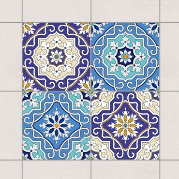 Sticker pour carrelage - 4 Spanish tiles
