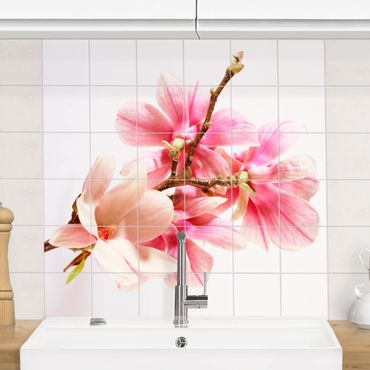 Sticker pour carrelage - Magnolia Blossoms