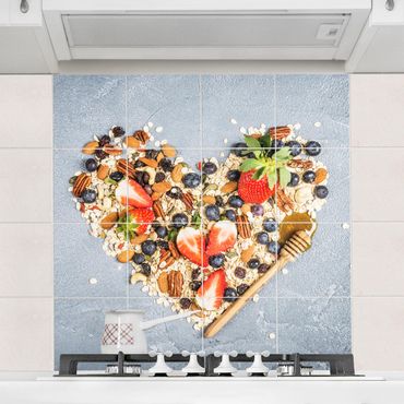 Sticker pour carrelage - Heart Of Cereals