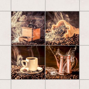 Sticker pour carrelage - Coffee - Steam