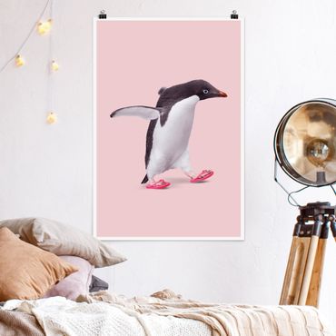 Poster reproduction - Flip-Flop Penguin - 2:3