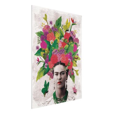 Tableau en forex - Frida Kahlo - Flower Portrait